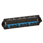 SCHNEIDER ELECTRIC - Piastra con 3 bussole SC duplex colore blu per fibre monomodali OS1/OS2