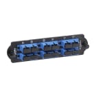 SCHNEIDER ELECTRIC - Piastra con 6 bussole SC duplex colore blu per fibre monomodali OS1/OS2