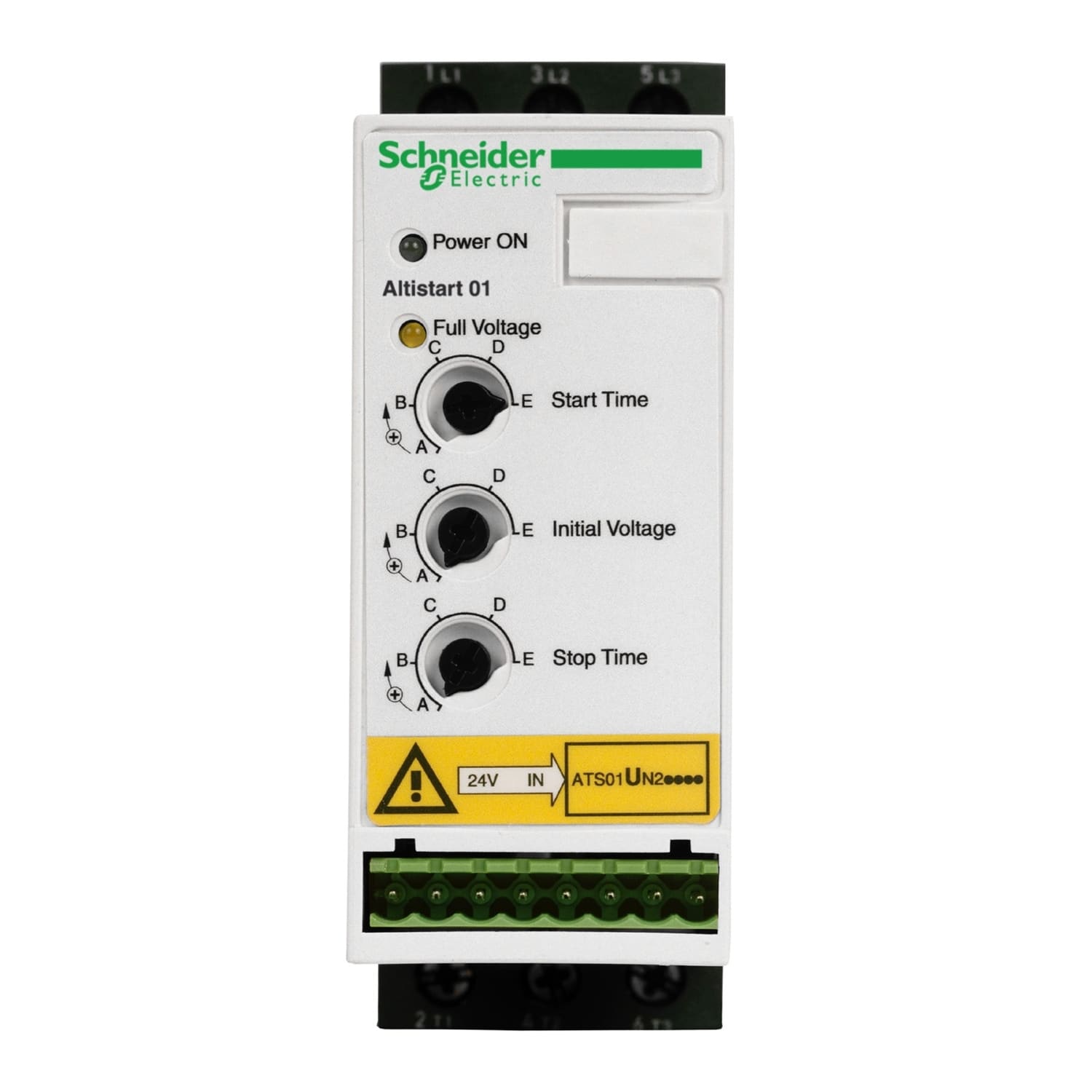 SCHNEIDER ELECTRIC - Avviatore statico per motore asincrono - ATSU01 - 12A - 200...480V - 2.2...5,5KW