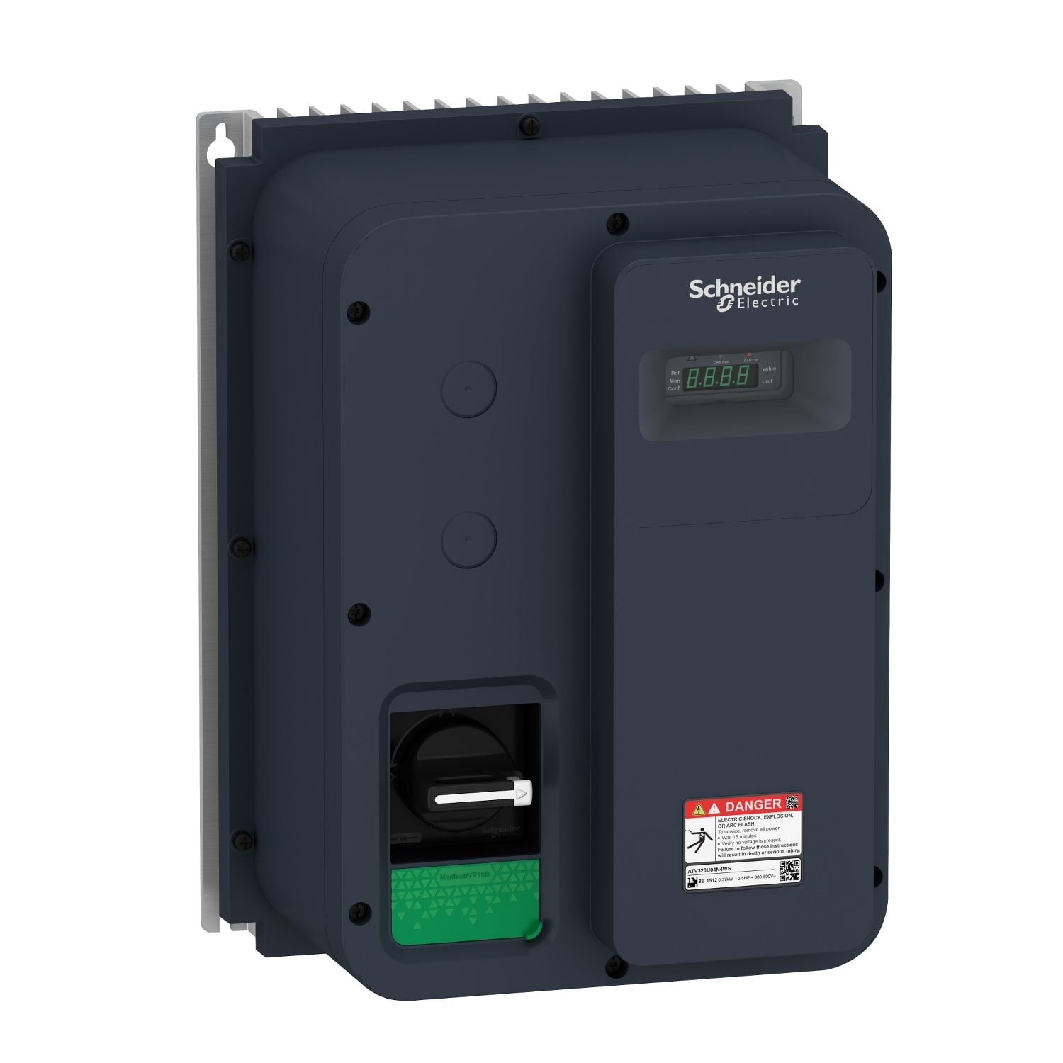 SCHNEIDER ELECTRIC - Variatore di velocità Altivar Machine ATV320 IP65 - 0,37KW - 500V - trifase con sezionatore