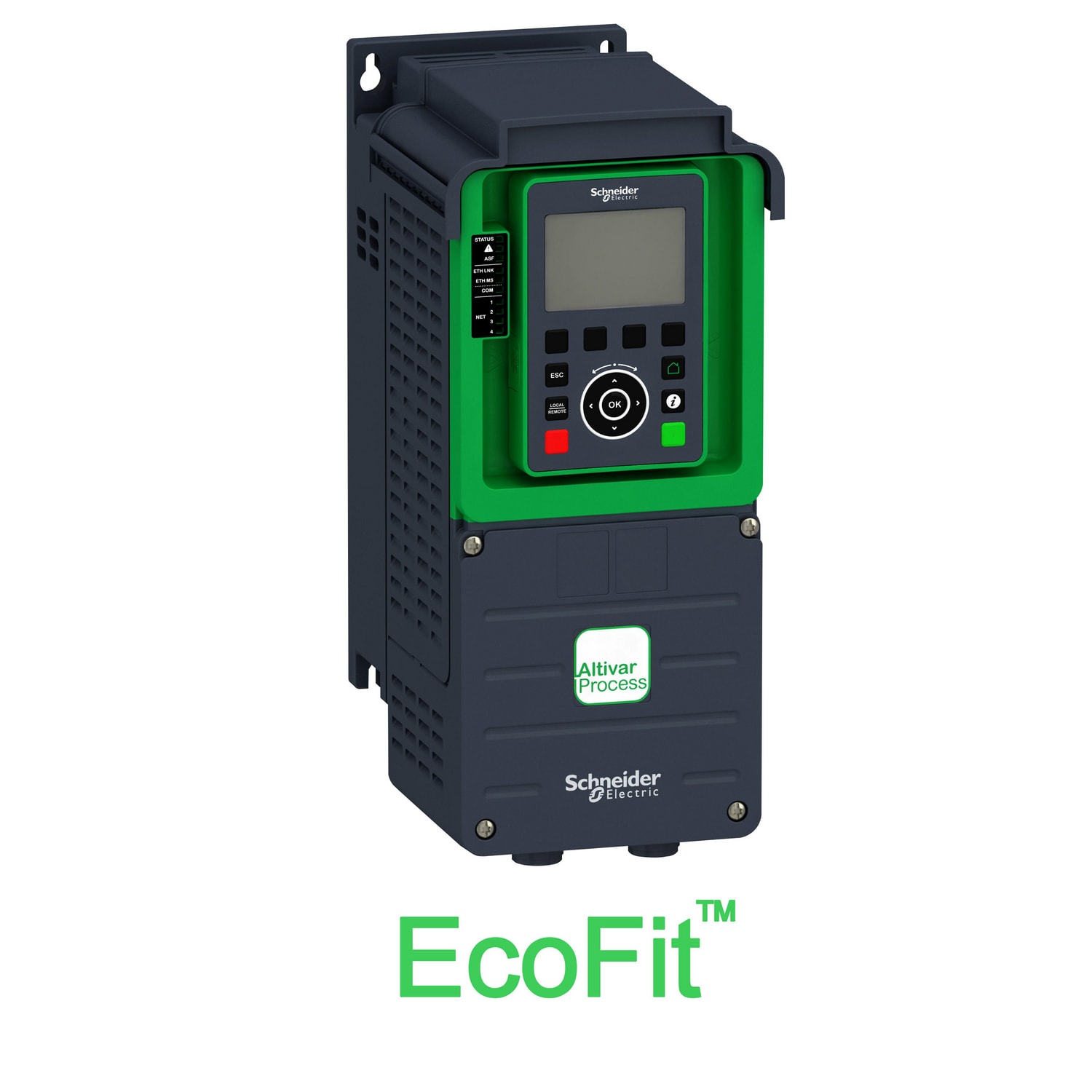 SCHNEIDER ELECTRIC - Kit sostituzione EcoFit include Drive sostitutiva, cablaggio combinato, piastra adattatore ed estensione di garanzia per Altivar Process ?630,55kW