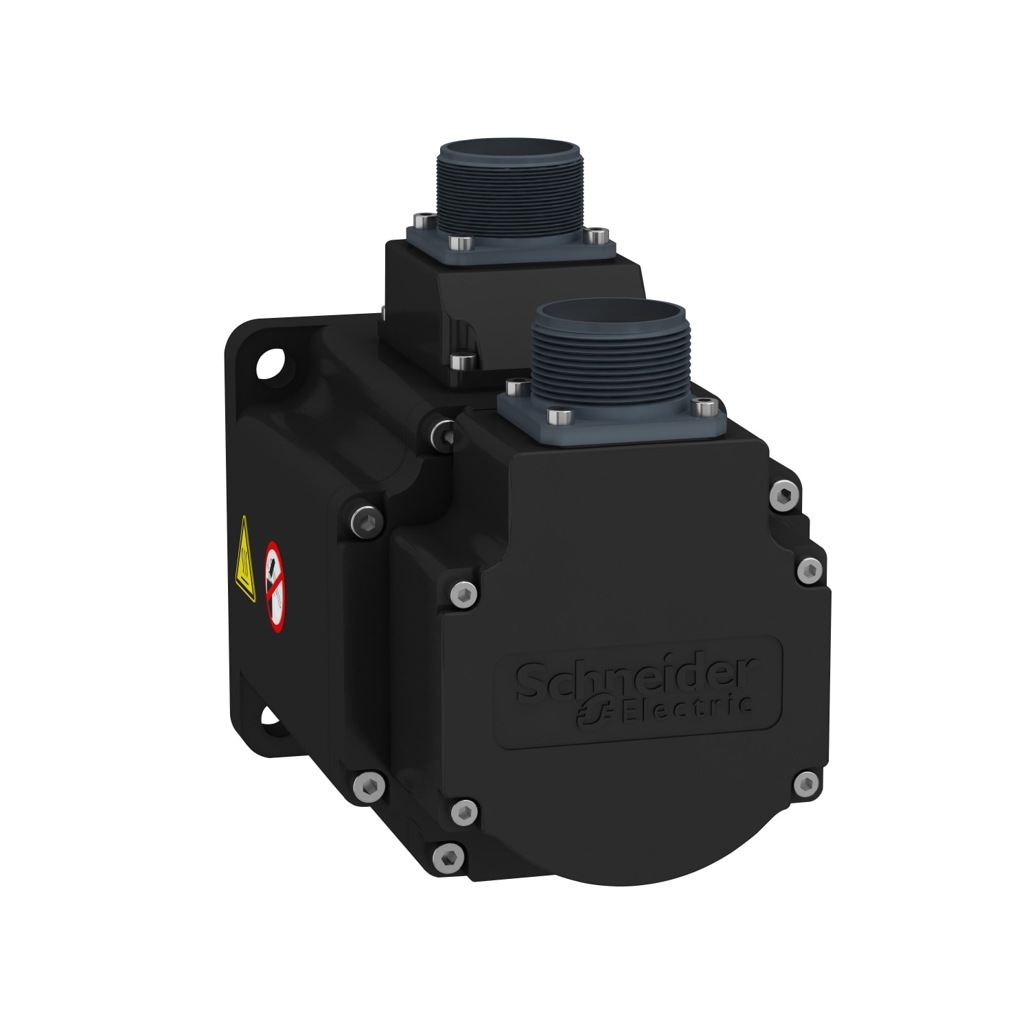 SCHNEIDER ELECTRIC - Servomotore BCH2 Low Inerzia 100mm 2kW 3000rpm albero con chiavetta IP65 SingleT freno MIL conn.