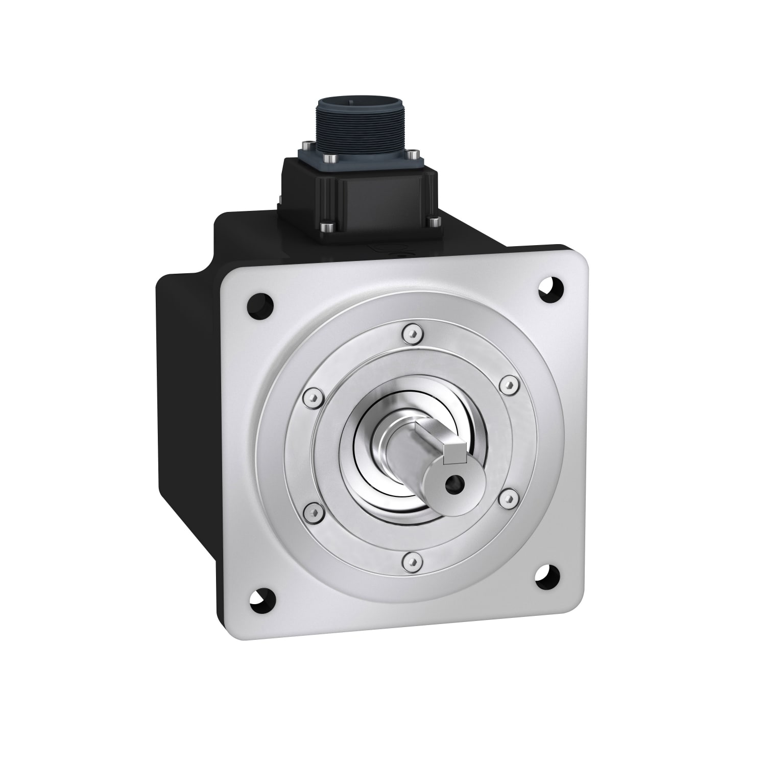 SCHNEIDER ELECTRIC - Servomotore BCH2 Medium Inerzia  130mm 500W 2000rpm albero con chiavetta IP65 SingleT no freno MIL conn.