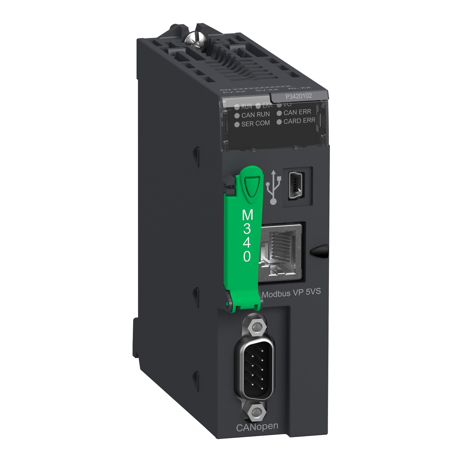 SCHNEIDER ELECTRIC - Modulo processore M340 - max 1024 I/O discreti + 256 I/O analogici