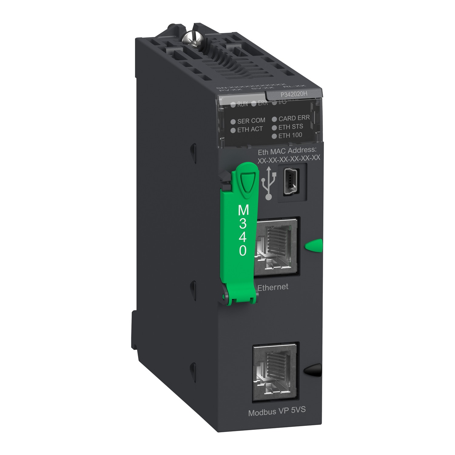 SCHNEIDER ELECTRIC - Modulo processore M340 max 1024 I/O discreti + 256 I/O analogici Modbus Ethernet