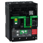 SCHNEIDER ELECTRIC - Interruttore, ComPacT NSXm 100N, 50kA/415VAC, 4 poli, Sganciatore MicroLogic 4.1 50A, busbar/connettori