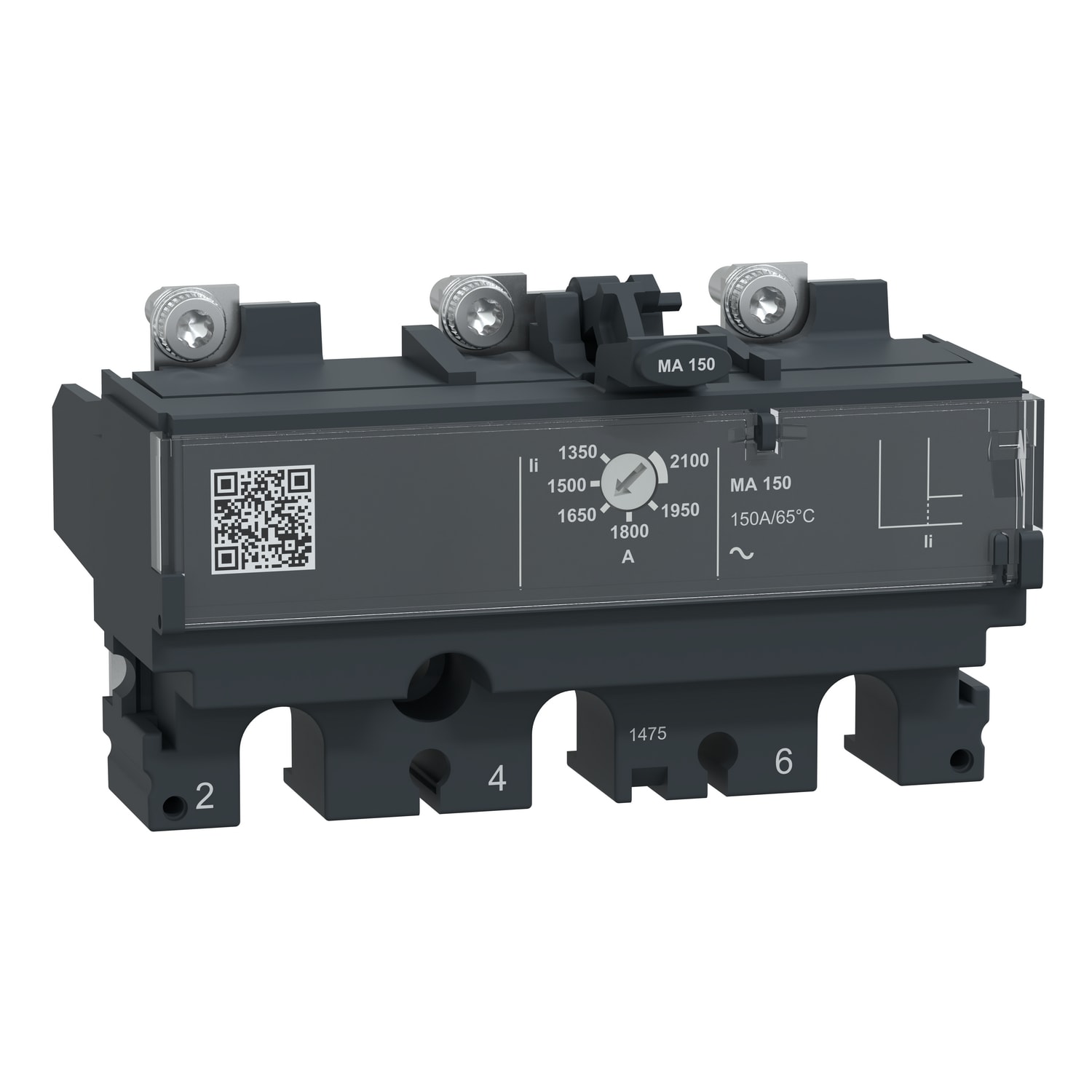 SCHNEIDER ELECTRIC - Sganciatore MA150, ComPacT NSX160/250, 3 poli, protezioni magnetiche, protezione motore, valore nominale 150A