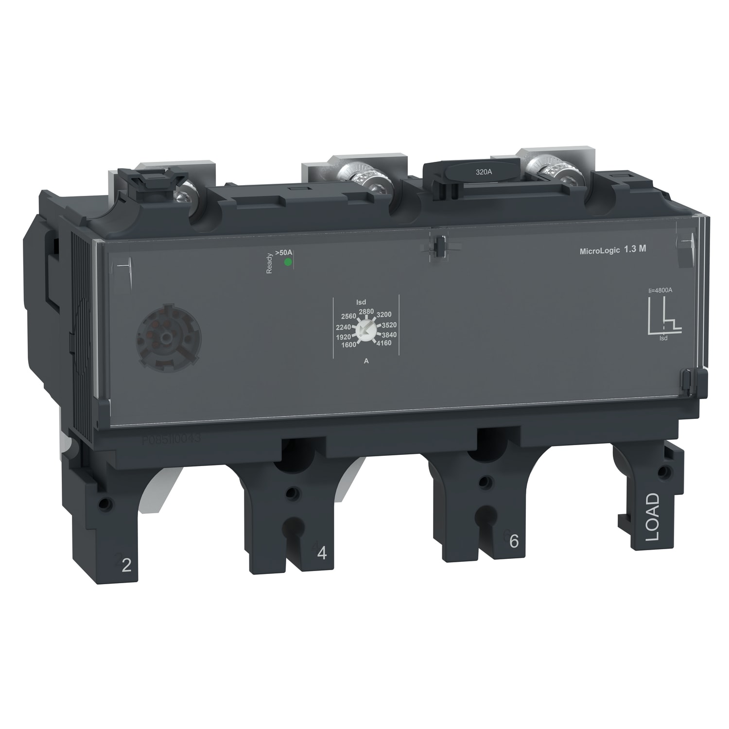 SCHNEIDER ELECTRIC - Sganciatore MicroLogic 1,3M, ComPacT NSX 400/630, 3 poli, protezione elettromagnetica, protezione motore, 320A