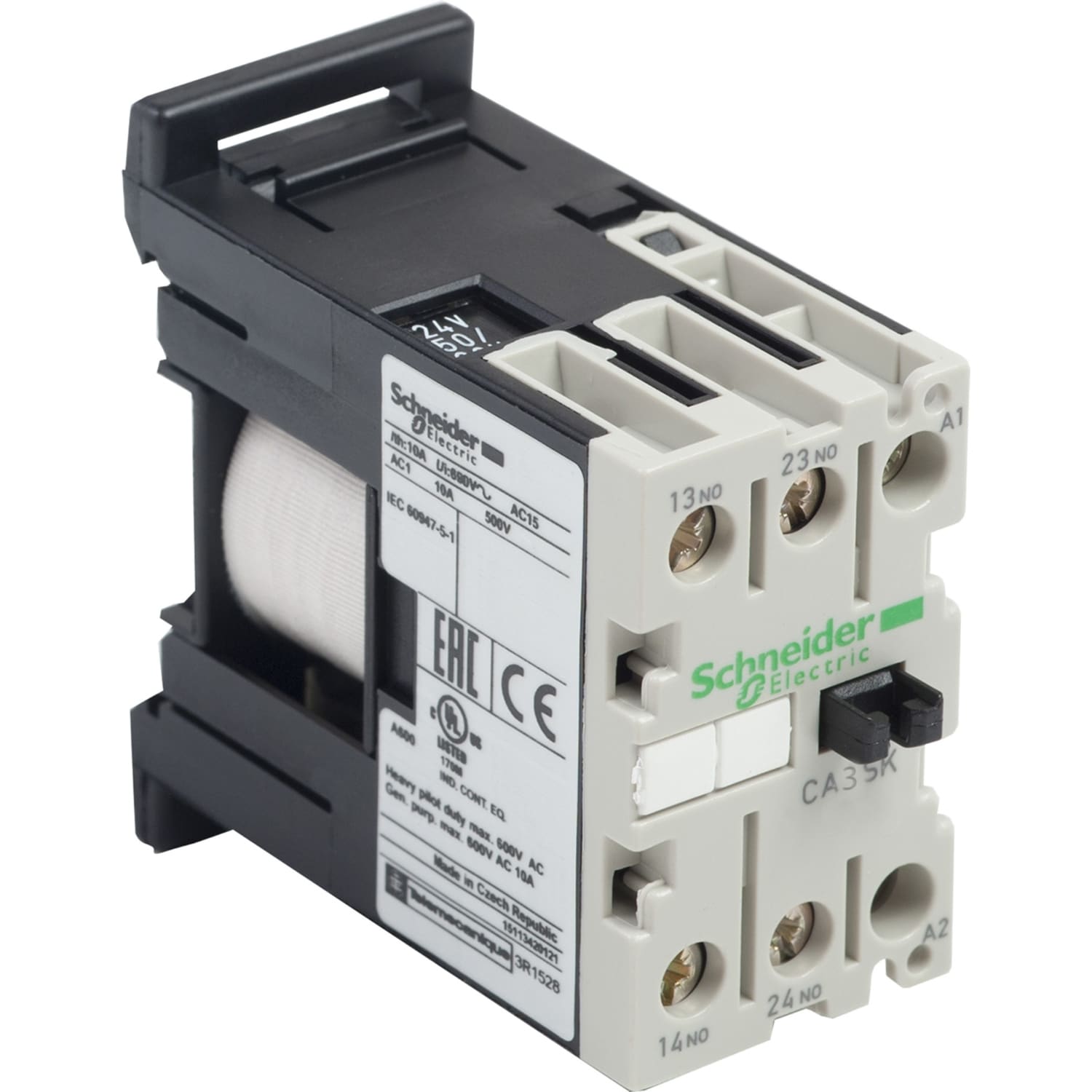 SCHNEIDER ELECTRIC - Contattore ausiliario TeSys CA3SK - 10 A - 24 V CC