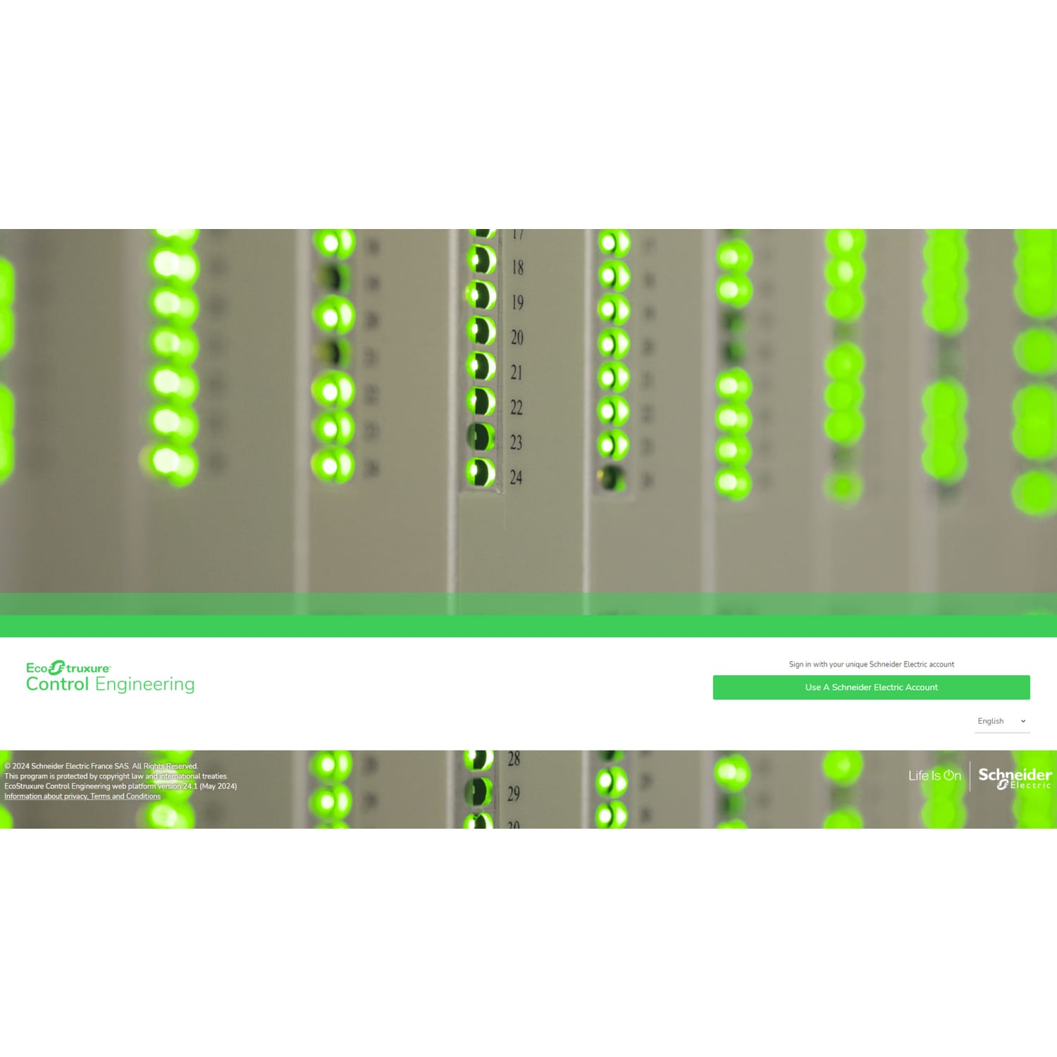 SCHNEIDER ELECTRIC - licenza, progettazione del controllo Ecostruxure, infrastruttura di macchine virtuali per le licenze di server locali