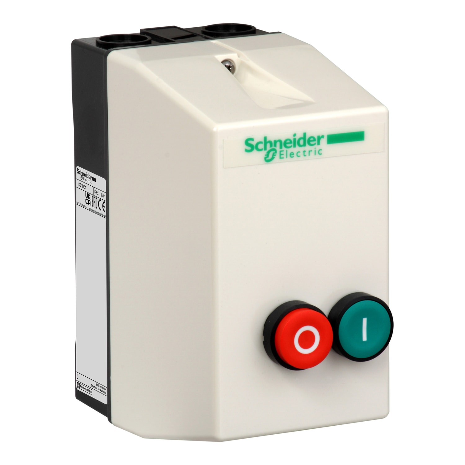 SCHNEIDER ELECTRIC - Cassetta vuota TeSys - per LE1 D09 D12 - Con pulsanti luminosi rosso/verde