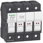 SCHNEIDER ELECTRIC - Portafusibile TeSys DF 32A - fusibile 10x38 3P+N con LED