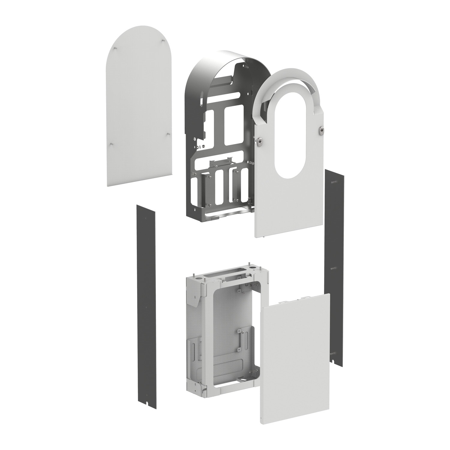 SCHNEIDER ELECTRIC - EVlink Pro AC kit metal pavimento 1 postazione
