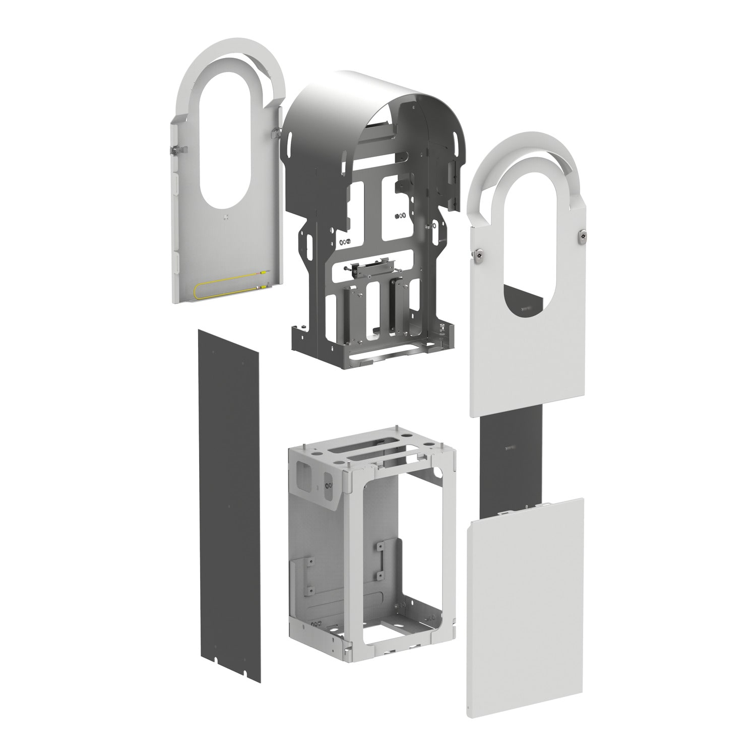 SCHNEIDER ELECTRIC - EVlink Pro AC kit metal pavimento 2 postazioni