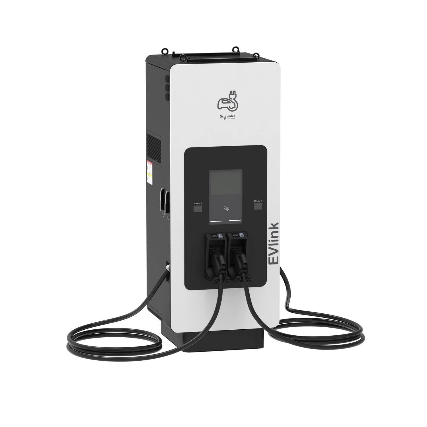 SCHNEIDER ELECTRIC - Stazione di ricarica rapida, EVlink Pro DC, 120 kW, connettori CCS2 + CCS2, cavo di 7m senza sistema di gestione cavi