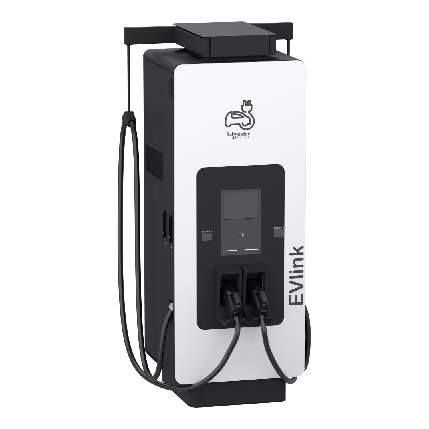 SCHNEIDER ELECTRIC - Stazione di ricarica rapida, EVlink Pro DC, 180 kW, connettori CCS2 + CCS2, cavo da 3,6m con sistema di gestione cavi