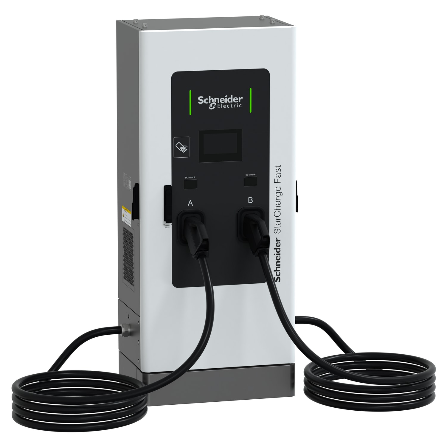 SCHNEIDER ELECTRIC - Stazione di ricarica rapida, Schneider StarCharge Fast 60, 60 kW, 2xCCS2, cavo con lunghezza di 7,5 m