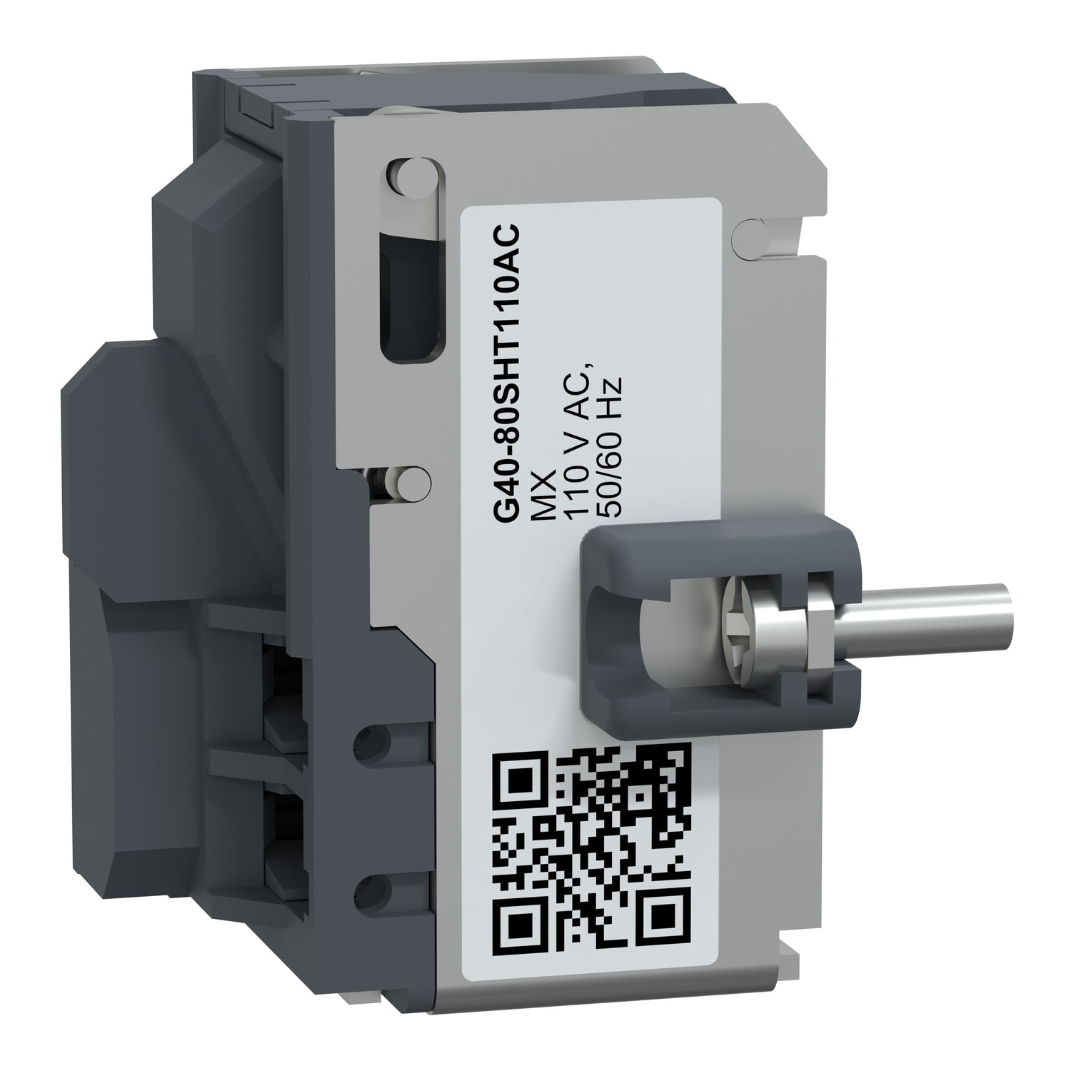SCHNEIDER ELECTRIC - Intervento in derivazione MX, MCCB EasyPact 400/800, 110VAC 50/60Hz