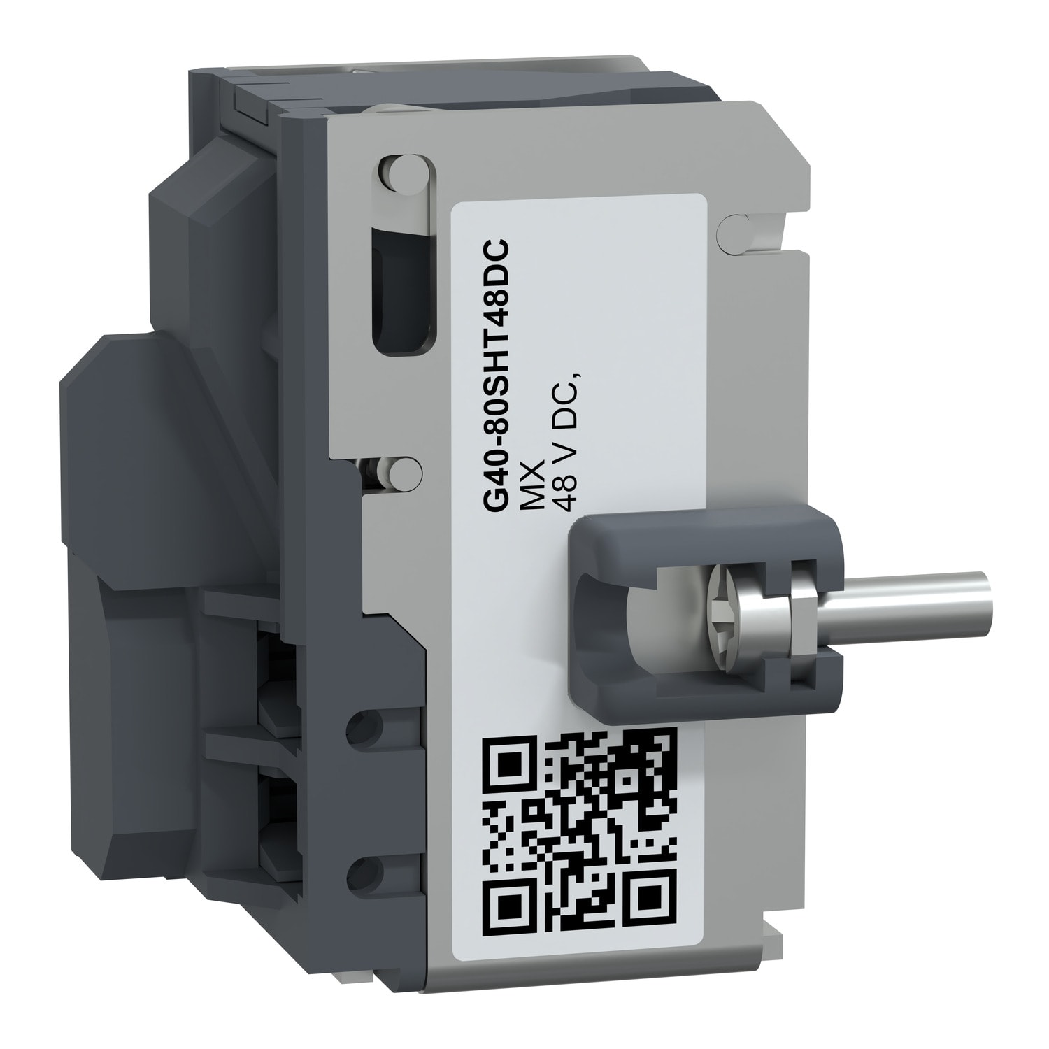 SCHNEIDER ELECTRIC - Intervento in derivazione MX, MCCB EasyPact 400/800, 48VDC