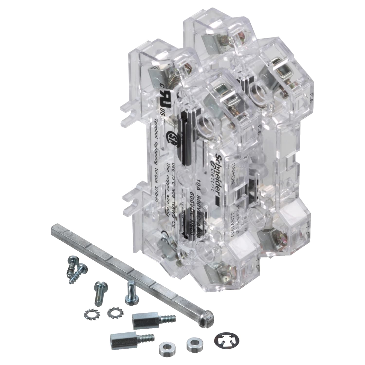 SCHNEIDER ELECTRIC - Contatto ausiliario - TeSys GS - 2 NO + 2 NC - Lato ant./dx - 50...1250 A