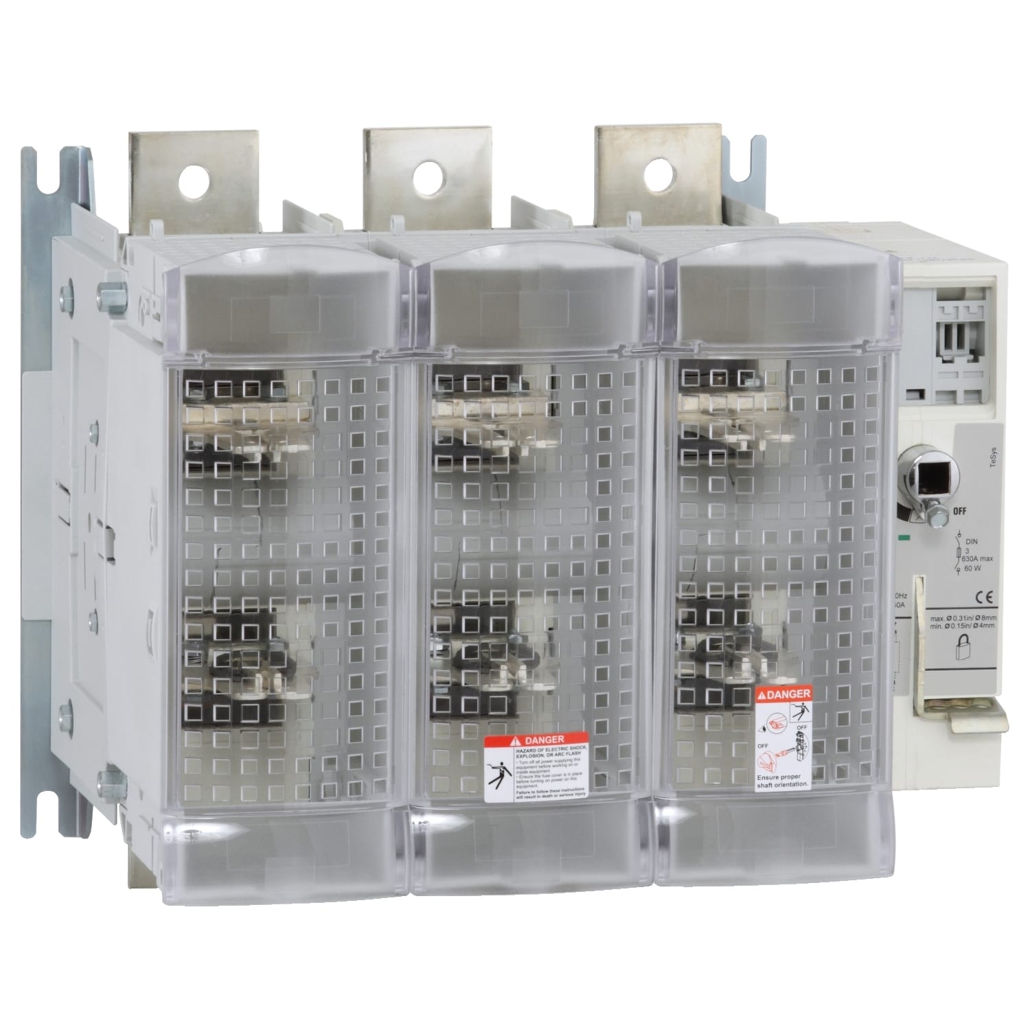 SCHNEIDER ELECTRIC - Interruttore Sezionatore con fusibile, TeSys, GS2S, 3 poli - 630A - DIN 3