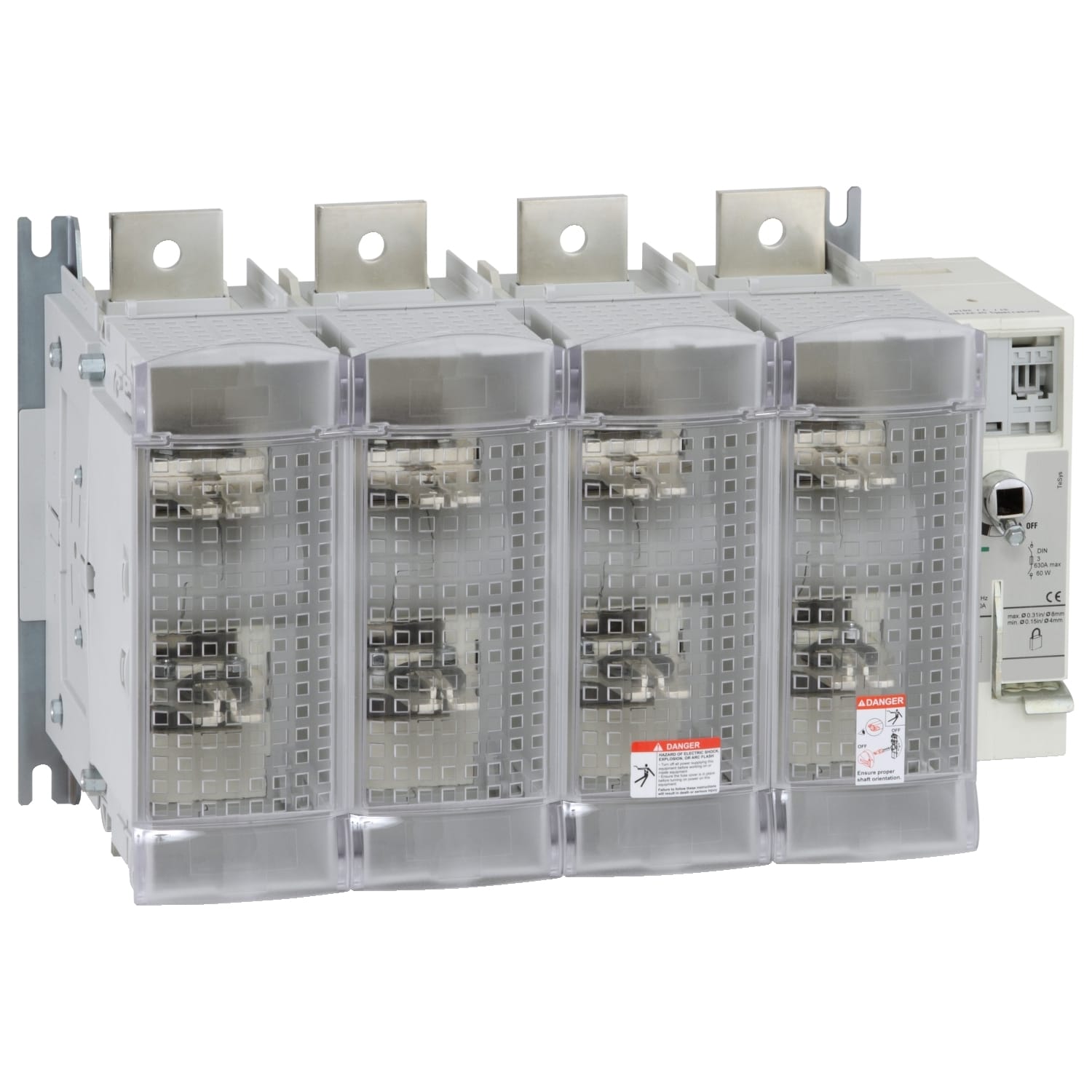 SCHNEIDER ELECTRIC - Interruttore Sezionatore con fusibile, TeSys, GS2V,  4 poli - 1250A - DIN 4