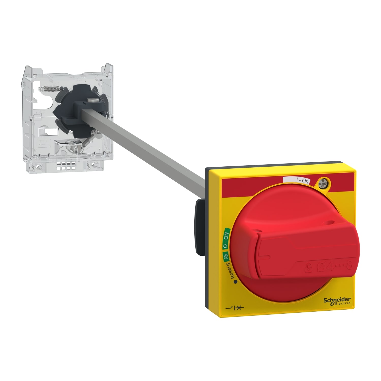 SCHNEIDER ELECTRIC - Kit manovra rotativa TeSys GV2 - IP65 - nero - per GV2L e GV2P