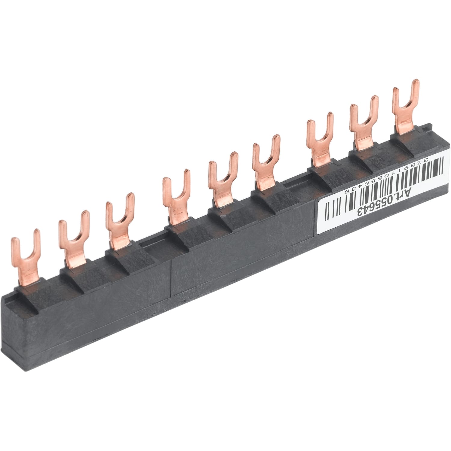 SCHNEIDER ELECTRIC - Sbarra a 3 poli - 63 A - 3 derivazioni - Passo 45 mm