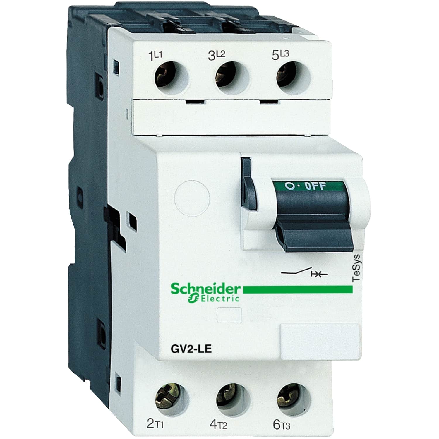 SCHNEIDER ELECTRIC - Interruttore automatico magnetico a leva, TeSys, GV2LE, 0,4A viti serrafilo