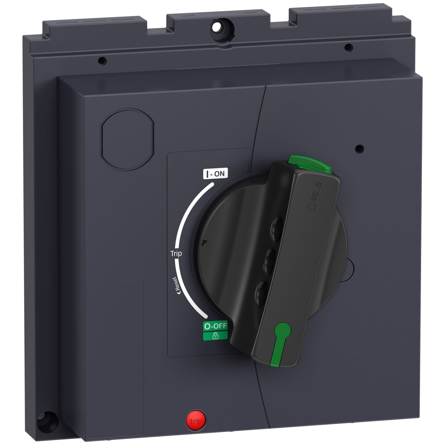 SCHNEIDER ELECTRIC - Manovra rotativa diretta nera lucchettabile - accessori di controllo per interruttore automatico TeSys GV6