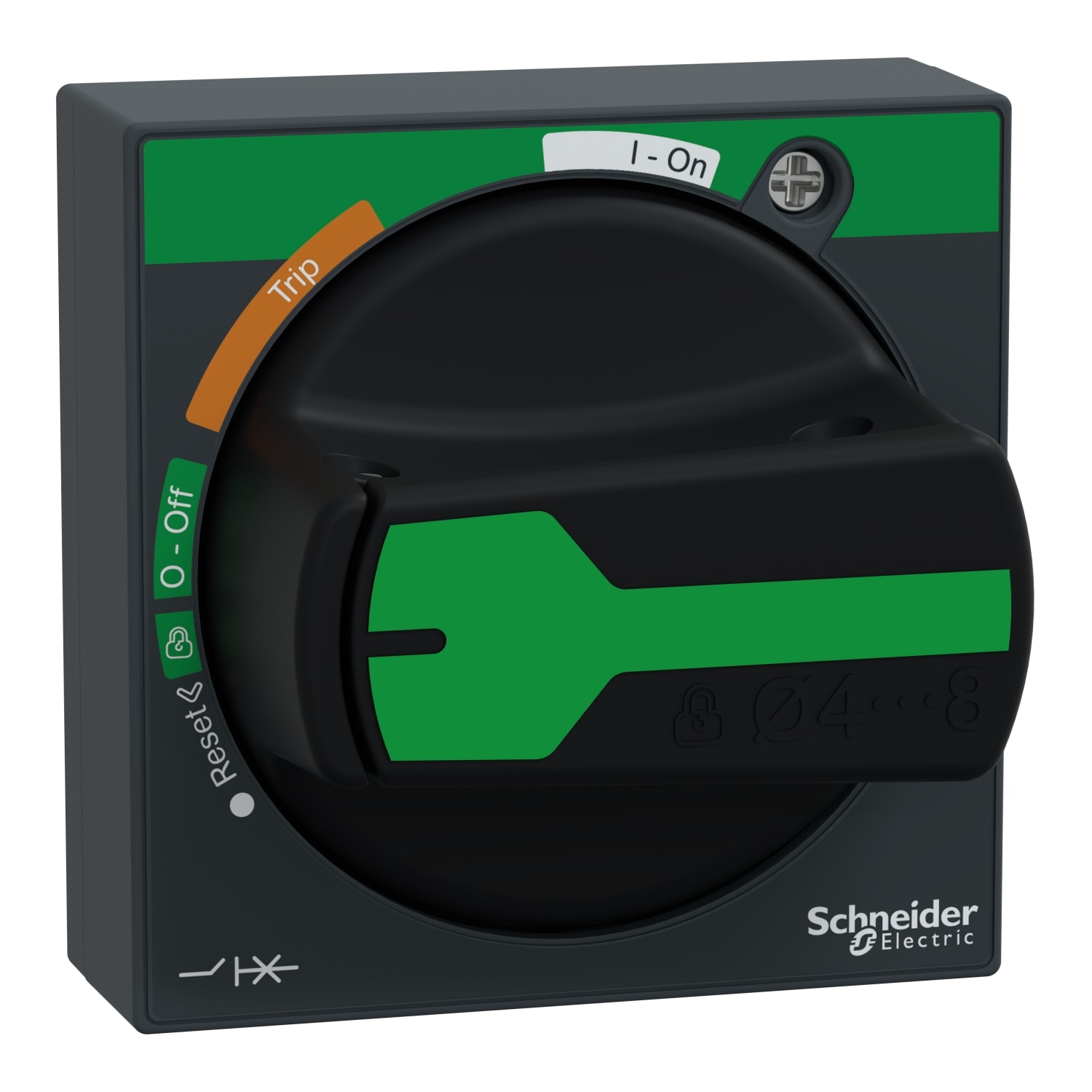 SCHNEIDER ELECTRIC - Manovra rotativa TeSys GV2, TeSys GV3 e TeSys U - IP54 - nero