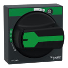 SCHNEIDER ELECTRIC - Impugnatura rotante, TeSys GV2-GV3-U, IP65, impugnatura nera, senza indicazione di scatto, albero corto