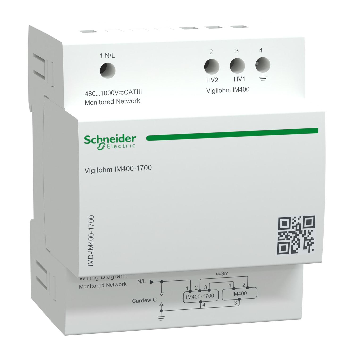 SCHNEIDER ELECTRIC - Piastra HV 1700 V per Vigilohm IM400