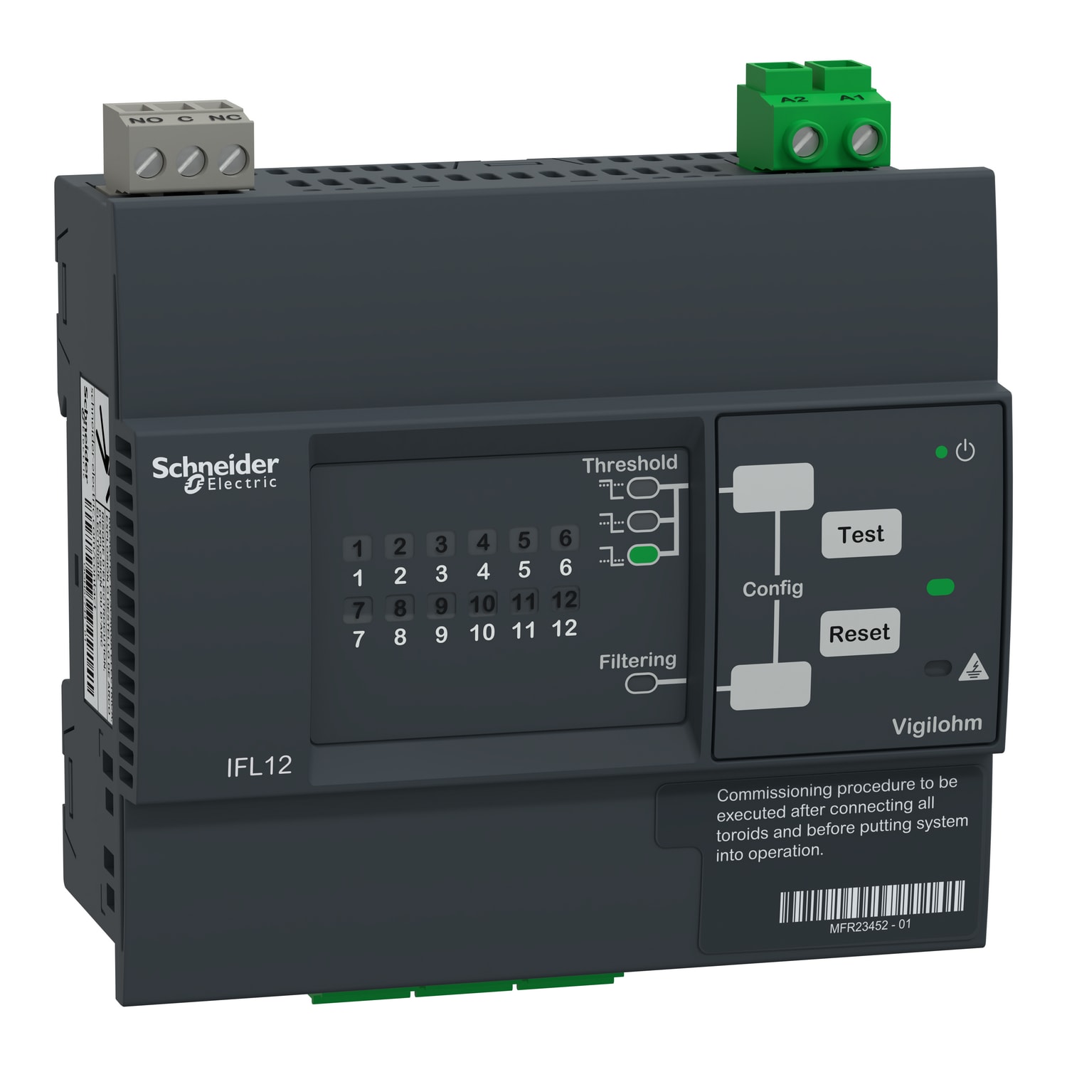 SCHNEIDER ELECTRIC - Localizzatore automatico guasti 12 canali, 110/440 Vca/cc