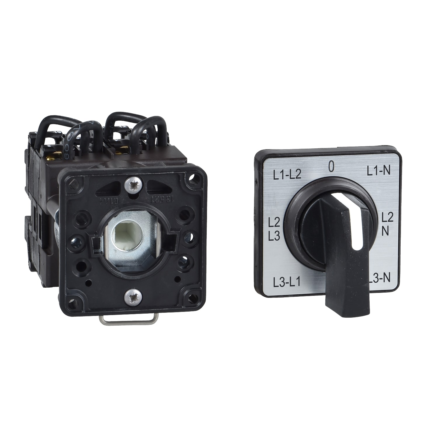 SCHNEIDER ELECTRIC - Commutatore a camme voltmetro 3L E 3L-N - 45° - 12 A - per Ø22 MM