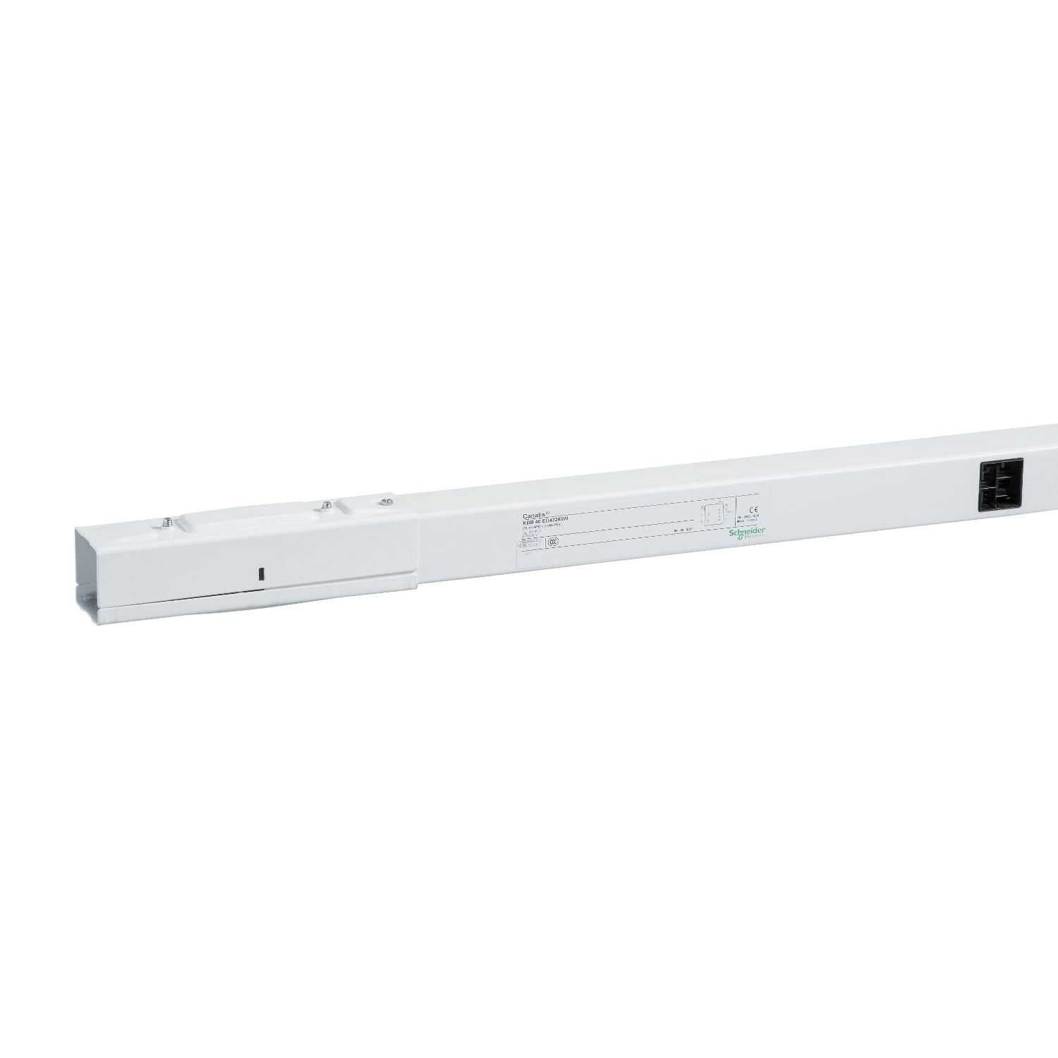SCHNEIDER ELECTRIC - Canalis - Elemento rettilineo - 40 A - 2 m - 1 circuito - Telecomando - Bianco