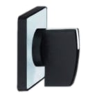 SCHNEIDER ELECTRIC - Testa commutatore 45 x 45mm - Harmony K1, K2, multifissaggio, plastica, leva nera - etichetta neutra metallizzata da incidere