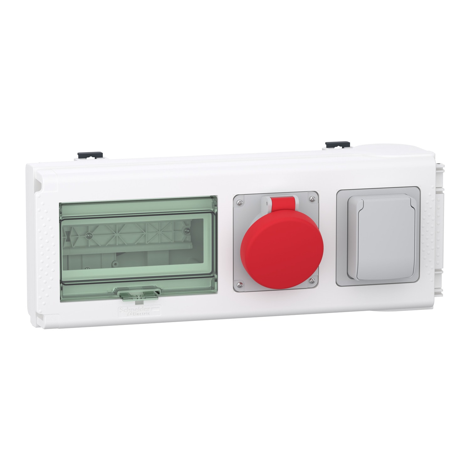 SCHNEIDER ELECTRIC - Condotto sbarre, Canalis, KNB, Unità di derivazione - 32 A - 1 presa NF domestica e 1 IEC industriale