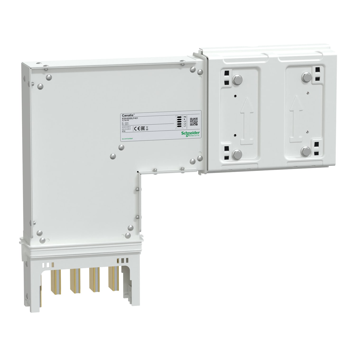 SCHNEIDER ELECTRIC - Angolare verticale pe esterno 4 poli 250A