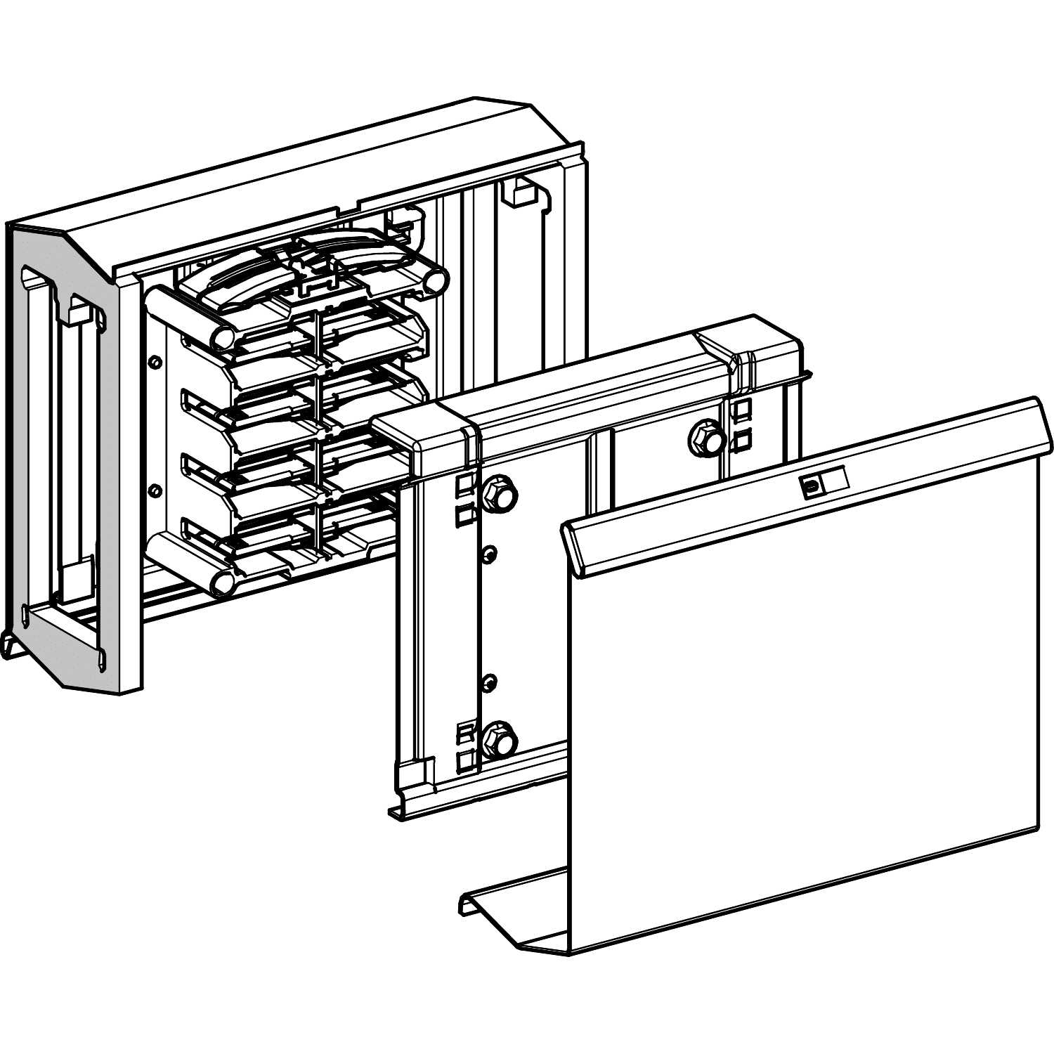 SCHNEIDER ELECTRIC - Canalis - Adattatore per unità KS precedente - 250 A