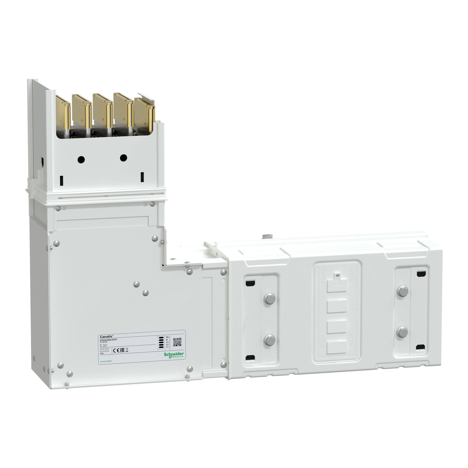 SCHNEIDER ELECTRIC - Angolare verticale pe interno 4 poli 630A