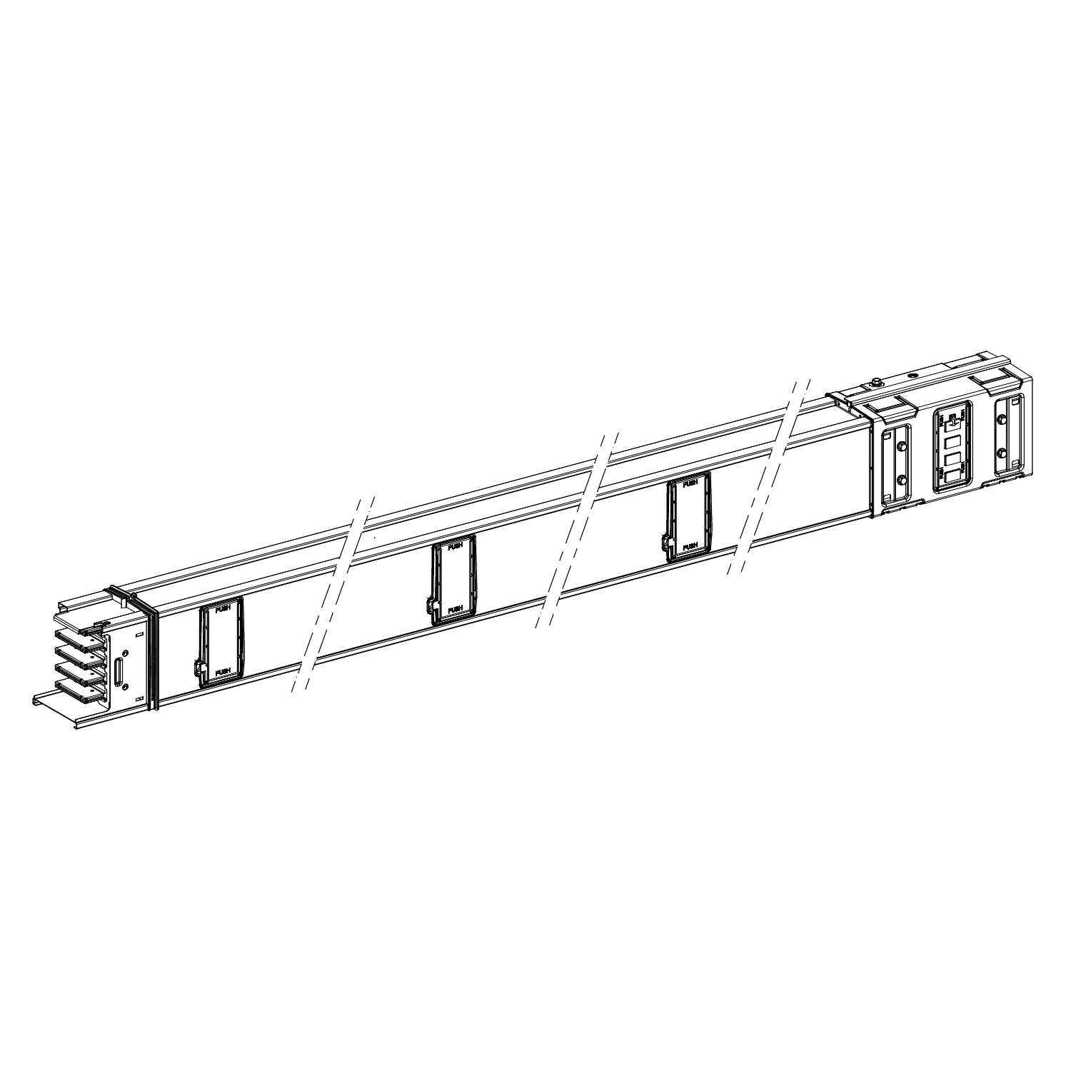 SCHNEIDER ELECTRIC - Canalis - Elemento rettilineo - 630 A - 3 m - 6 derivazioni