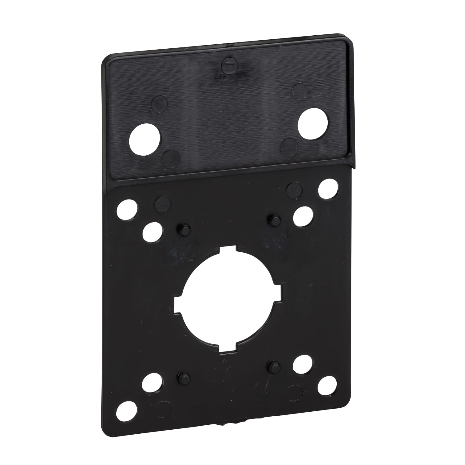 SCHNEIDER ELECTRIC - Supporto legenda senza piastra legenda vuota - Per piastra anteriore 60 x 60 mm