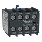 SCHNEIDER ELECTRIC - Blocco contatti ausiliari TeSys - 3NO + 1NC - Morsetti a vite