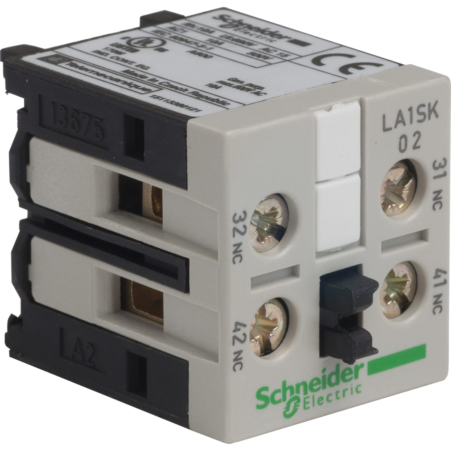 SCHNEIDER ELECTRIC - Blocco contatti ausiliari - 1NO+1NC - Per TeSys SK