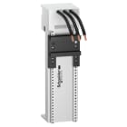 SCHNEIDER ELECTRIC - Piastra di montaggio LA9Z 1×3P 32 A - 63×200×63 mm per GV2LE/P/ME + LC1D