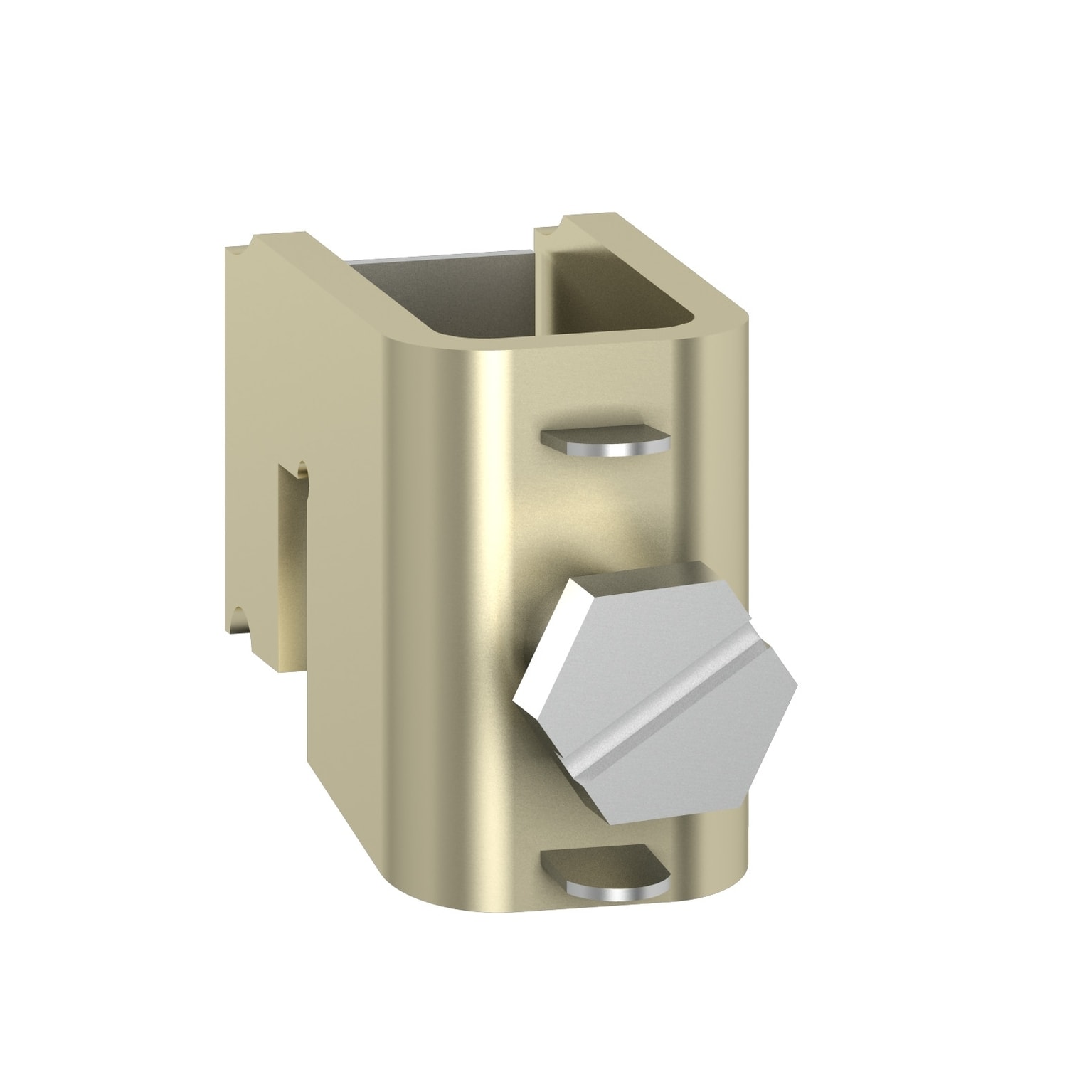 SCHNEIDER ELECTRIC - Connettore 1P per sbarre piatte, Contenitori Universali, Lynergy, 5 mm - max 400 A - da 16 a 70 mm²