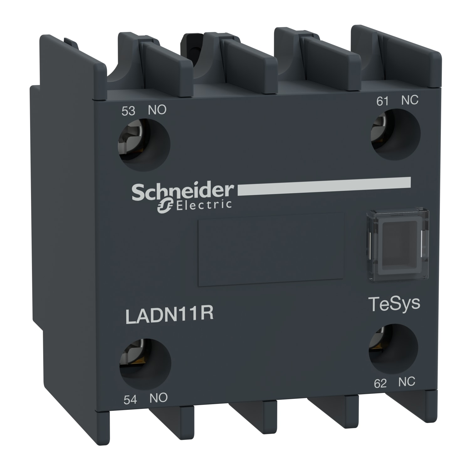 SCHNEIDER ELECTRIC - Blocco contatti ausiliari, TeSys Deca, 1NA+1NC, morsetti a vite