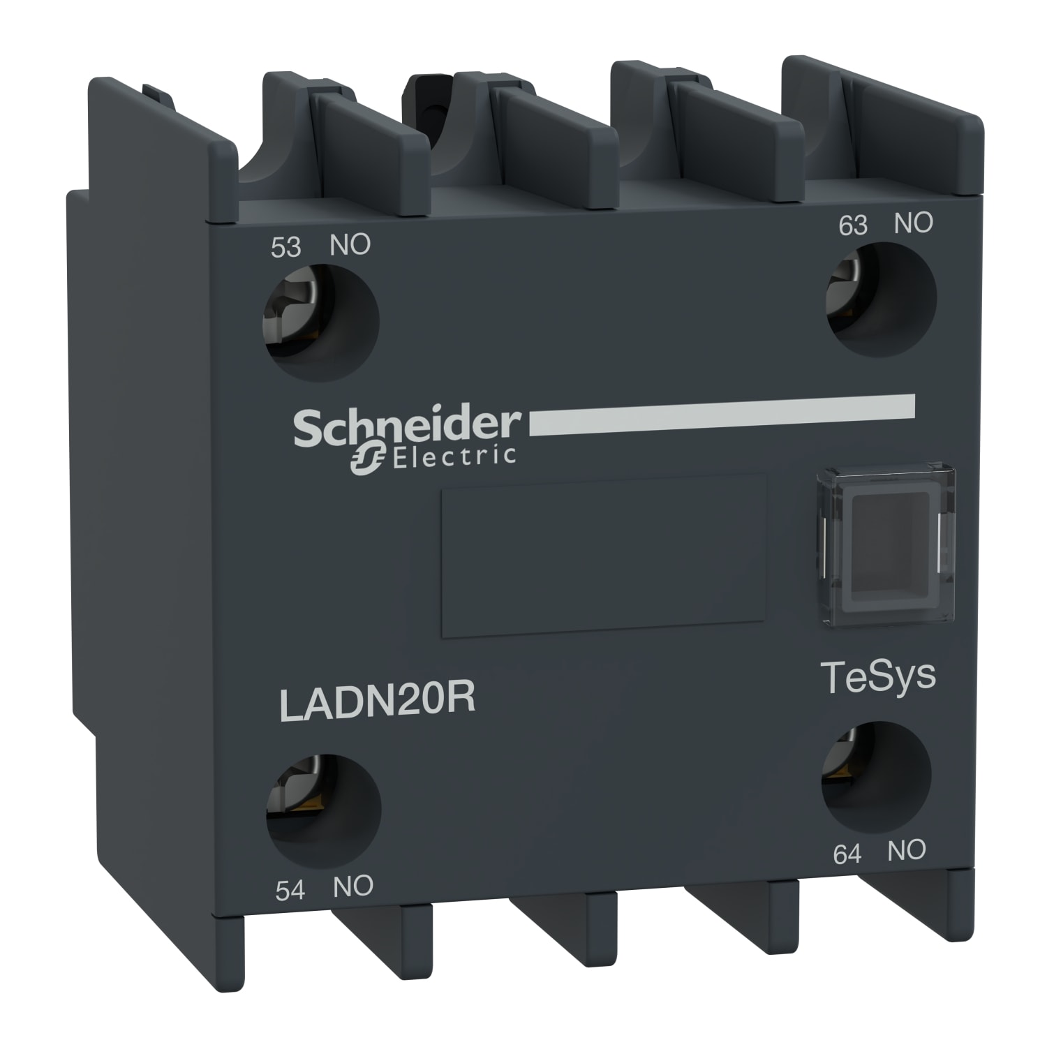 SCHNEIDER ELECTRIC - Blocco contatti ausiliari, TeSys Deca, 2NO, morsetti a vite
