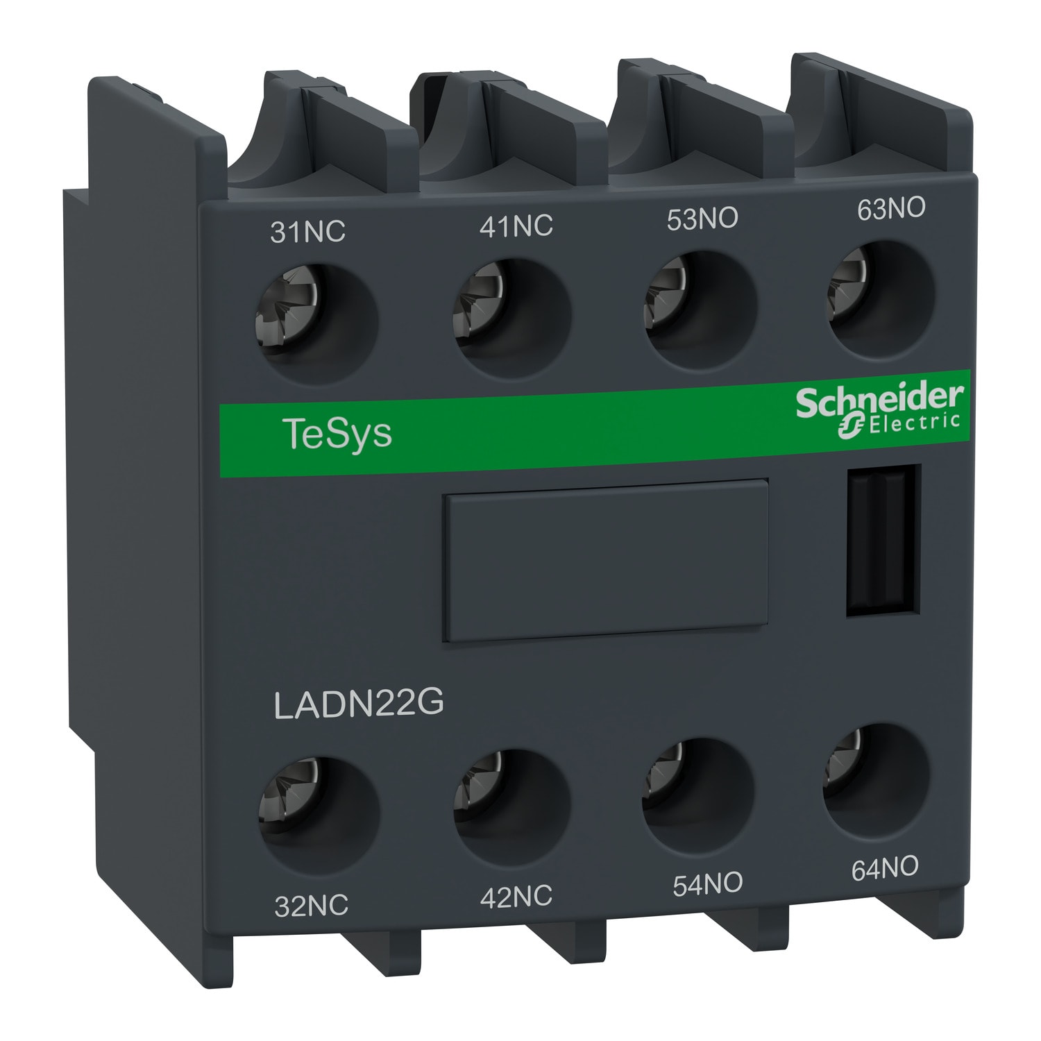 SCHNEIDER ELECTRIC - Blocco contatti ausiliari TeSys - 2NO + 2NC - Morsetti a vite